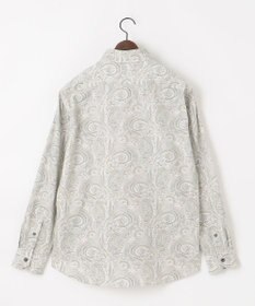 JOSEPH ABBOUD 【LIBERTY・綿100％】リバティペイズリープリントコーデュロイ シャツ