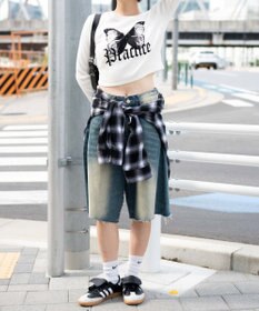 WEGO バタフライプリントロンT