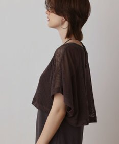 GRACE CONTINENTAL メッシュレイヤードワンピース