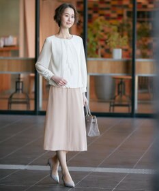 自由区 【XSサイズ～/洗える】ダブルフェイススーティング フレアスカート