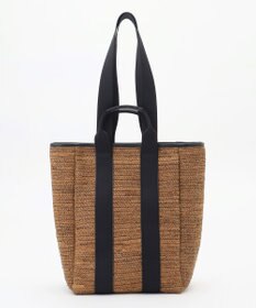 自由区 【2WAY】ハンドルラフィア トートバッグ