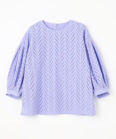 ANY 【洗濯機可】エンブロイダリーブラウス