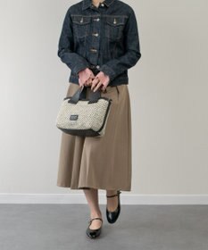 INTER-CHAUSSURES 【RIPANI】サマーツイード・レザーコンビバッグ