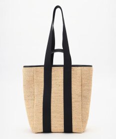 自由区 【2WAY】ハンドルラフィア トートバッグ