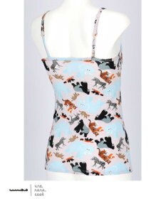 une nana cool MADE WITH 京都市動物園 カップ付きキャミソール