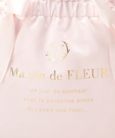 Maison de FLEUR 《セット商品》ダブルリボンギャザートート・ポーチ