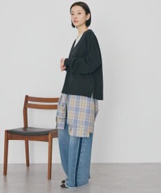 AMERICAN HOLIC Ｖネックスムース起毛プルオーバー