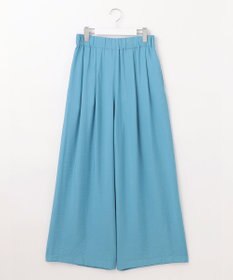 自由区 L 【ウエストゴム・洗える】エアリーツイルワイド パンツ