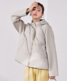 Tiaclasse ファイバーダウン×ダンボール異素材ショートコート