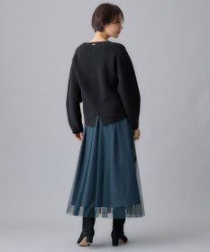 自由区 【洗える】ウールカシミヤブレンドプルオーバー ニット