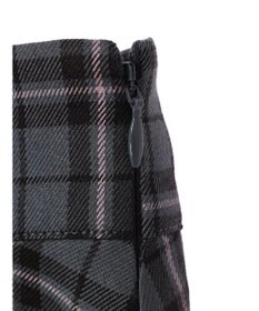 earth music&ecology チェックフレアスカート