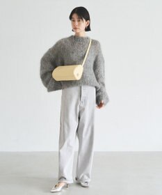 russet ソフトレザーロールショルダーバッグ(CE-1661)