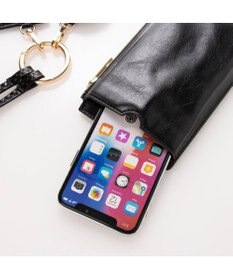 UNBILLION cachecache コンビ素材多機能スマホショルダー