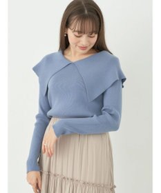 earth music&ecology ＢＩＧカラーニットプルオーバー