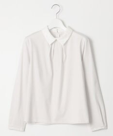 J.PRESS LADIES プレーティングジャージー レース襟 カットソー