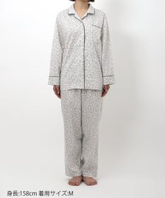 ワコール／睡眠科学 パジャマ 長袖 長ズボン 綿100%(本体) サテン 【睡眠科学×mintdesigns】 レディース YDX605 睡眠科学／ワコール