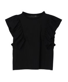 Green Parks ・ＳＵＧＡＲ　ＳＰＯＯＮ＜ＣＯＯＬ＞ラッフルスリーブＴＥＥ