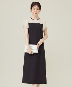 ANY SIS フリルスリーブペンシル ドレス