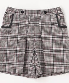 組曲 KIDS 【150-160㎝】レディチェック キュロット