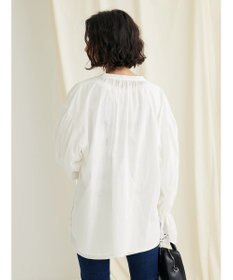 CRAFT STANDARD BOUTIQUE スカラレース袖ブラウス