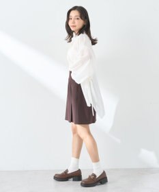 earth music&ecology ウエストドロストシアーシャツ