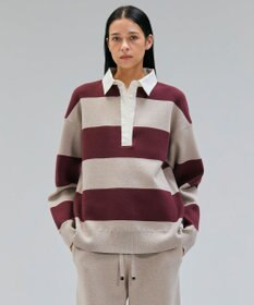 BEIGE， 【洗える】TAFT / コットンカシミヤラガーニット