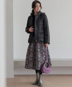 組曲 S 【加藤ローサさん着用】フラワージャカード スカート