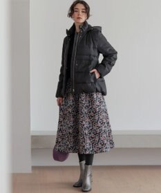 組曲 S 【加藤ローサさん着用】フラワージャカード スカート