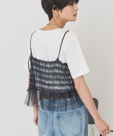 AMERICAN HOLIC 【2点セット】半袖Tシャツ＋チュールビスチェ