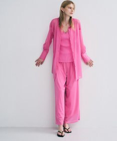 uncrave トリコットシフォン ロングシャツ