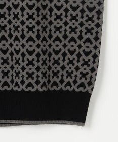 23区GOLF 【MEN】モノグラムジャガードニット