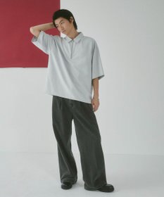 WEGO 【LUCY】アイススウェードハーフジップシャツ（S）