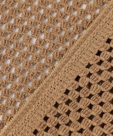 UNFILO クロシェレースニット ZIPカーディガン