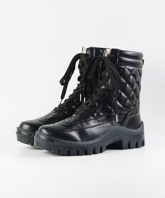 BONTRE 【MIONOTIS/ミオノティス】キルティングレースアップショートブーツ/40512