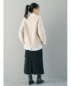 AMERICAN HOLIC モールヤーン片畦Ｖネックニットプルオーバー