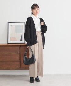 earth music&ecology ウールライクリラックスパンツ