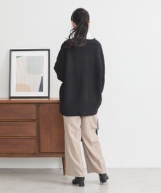 earth music&ecology ウールライクリラックスパンツ