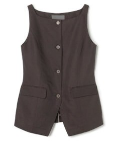 uncrave テンセルライトリネン ジレブラウス