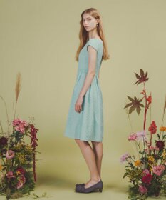 TOCCA 【WEB限定カラーあり・00サイズあり・洗える・消臭】MEMORY OF LACE ドレス