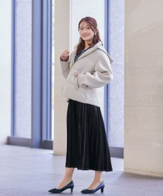 Tiaclasse ファイバーダウン×ダンボール異素材ショートコート