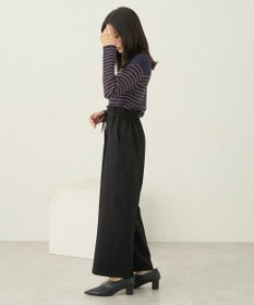 earth music&ecology ウールライクリラックスパンツ