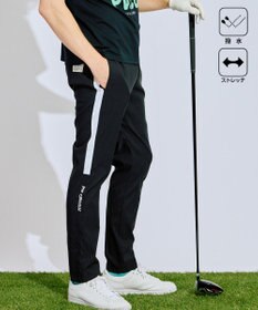 PW CIRCULUS 【撥水加工/ ストレッチ】【MEN】ベンチレーション テーパードパンツ ゴルフ