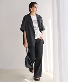 UNFILO 【UNFILO DENIM】撥水ストレッチ ワイドストレートデニム