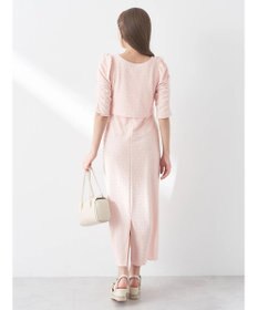 earth music&ecology やわらかカットソーレイヤード見えワンピース