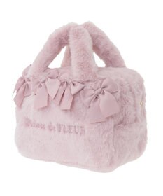 Maison de FLEUR ピンクマニア2Wayファーリボンミニバッグ