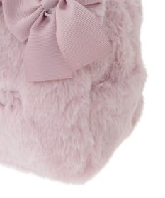 Maison de FLEUR ピンクマニア2Wayファーリボンミニバッグ