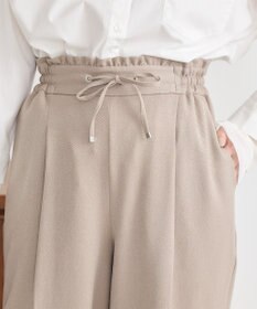 earth music&ecology ウールライクリラックスパンツ