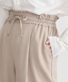 earth music&ecology ウールライクリラックスパンツ