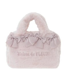 Maison de FLEUR ピンクマニア2Wayファーリボンミニバッグ