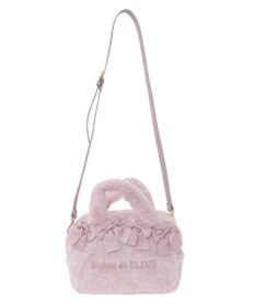 Maison de FLEUR ピンクマニア2Wayファーリボンミニバッグ